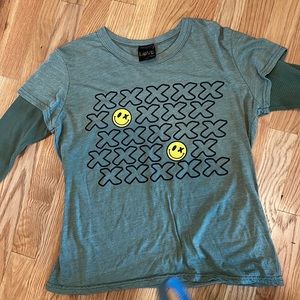 “Love Junkie” girls long sleeve top